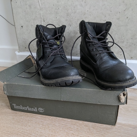 Timberland women's waterproof Premium black size 8 - Picture 3 of 5
